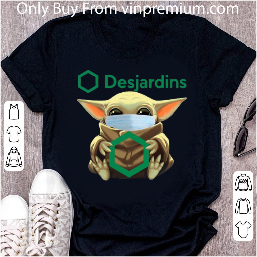 Top Star Wars Baby Yoda Face Mask Hug Desjardins Covid-19 shirt
