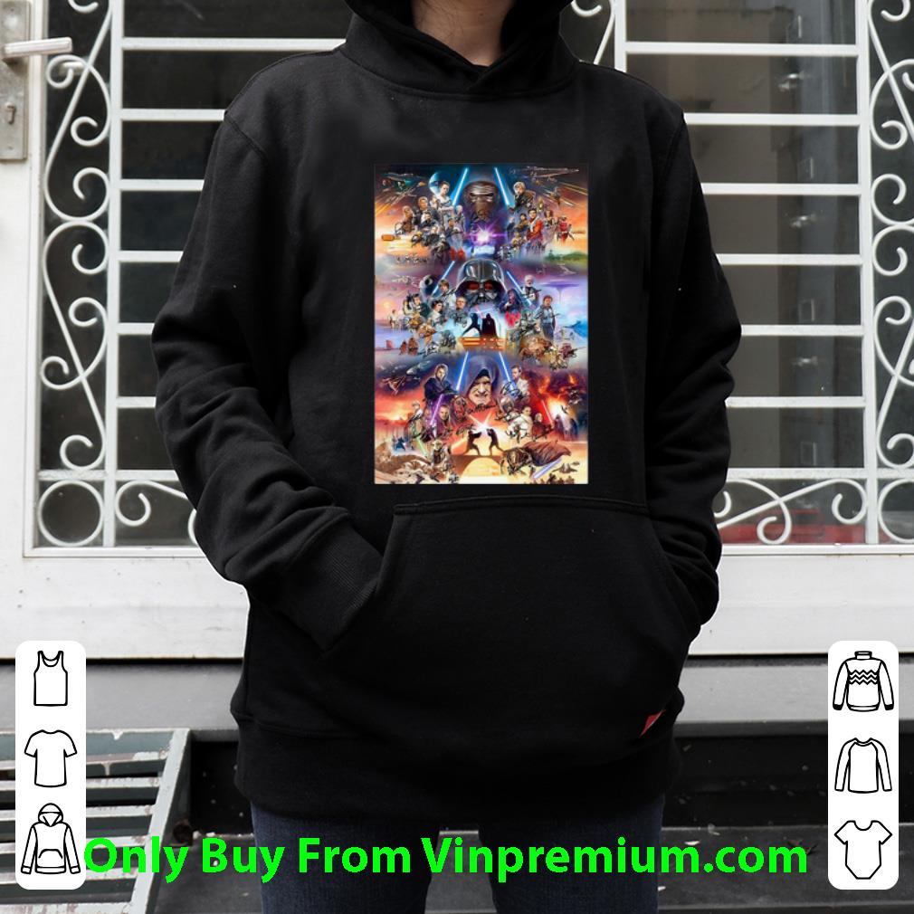 806d0905 official star wars characters signatures poster shirt 4 - Official Star Wars Characters Signatures Poster shirt