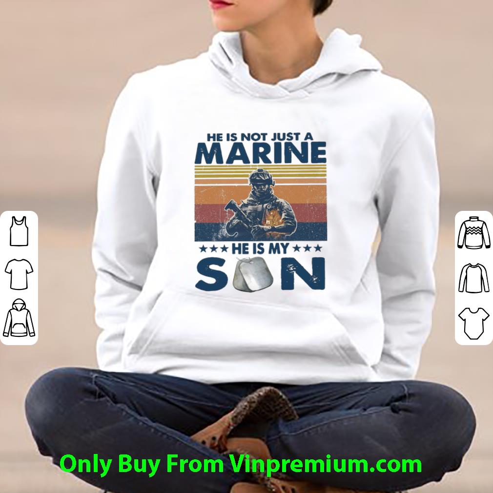 821a83fb premium vintage he is not just a marine he is my son shirt 4 - Premium Vintage He Is Not Just A Marine He Is My Son shirt