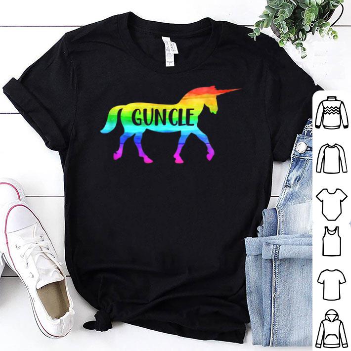 LGBT Proud Guncle Unicorn Shirt