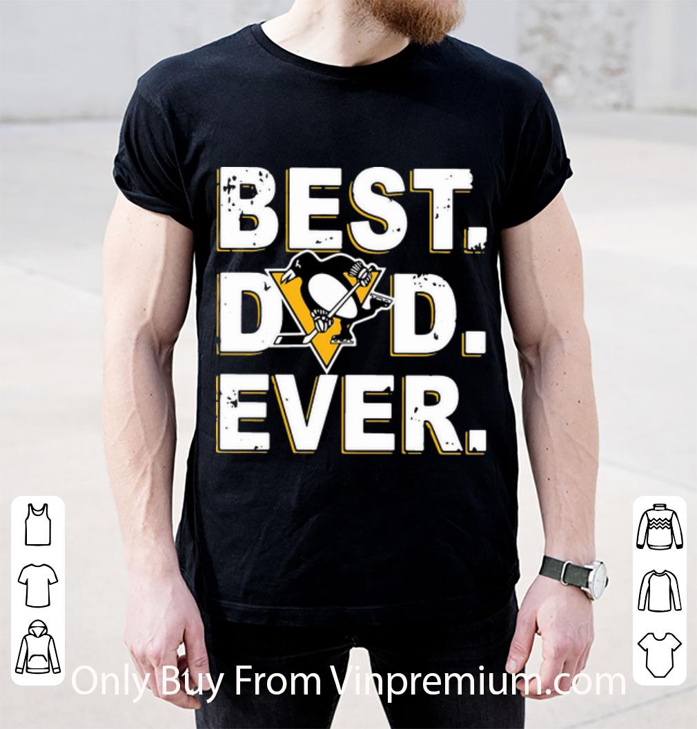 Pretty Pittsburgh Penguins Best Dad Ever Father's Day shirt