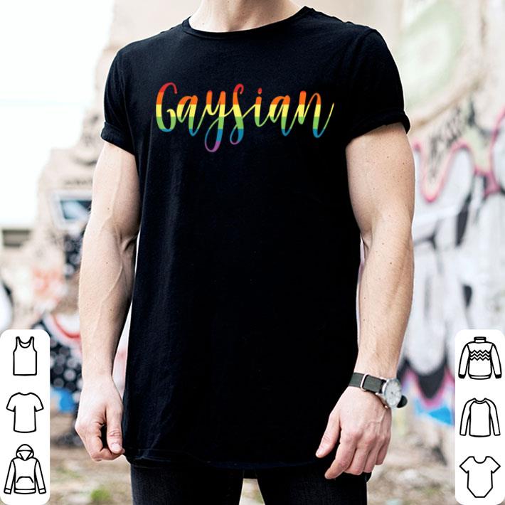 Gaysian Gay Asian LGBT Pride Month Parade Outfit Gift Shirt