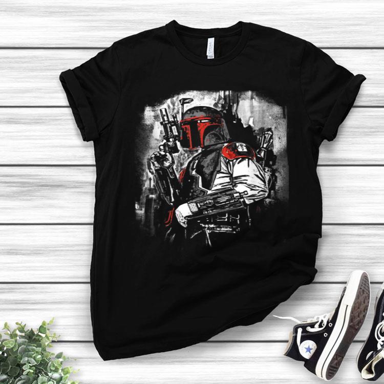 Star Wars Boba Fett Stare Down Graphic Shirt