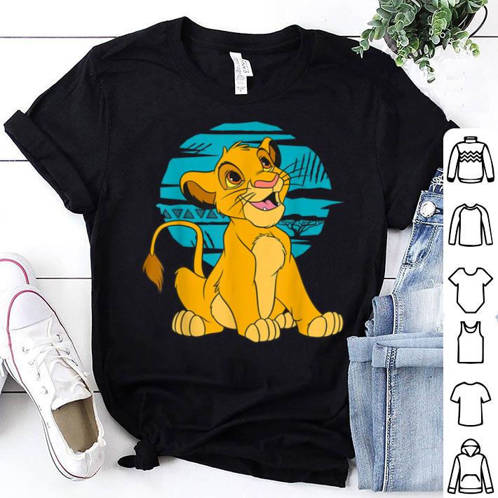 The Lion King Young Simba Happy Blue Retro Shirt