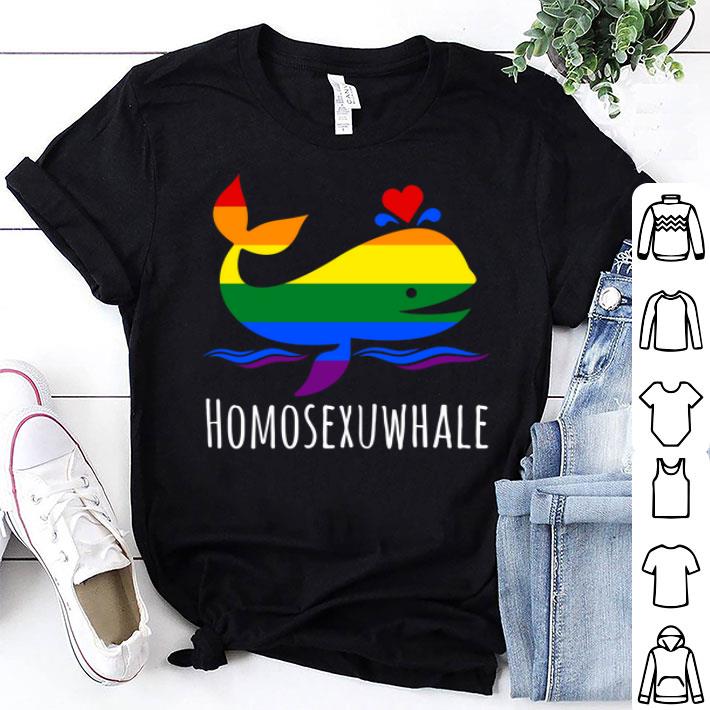 LGBT Gay Lesbian Homosexuwhale Pride Shirt