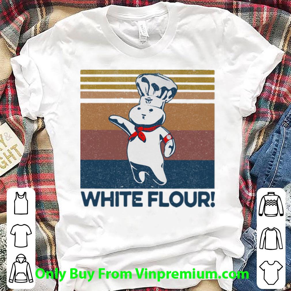 Pretty Vintage White Flour shirt