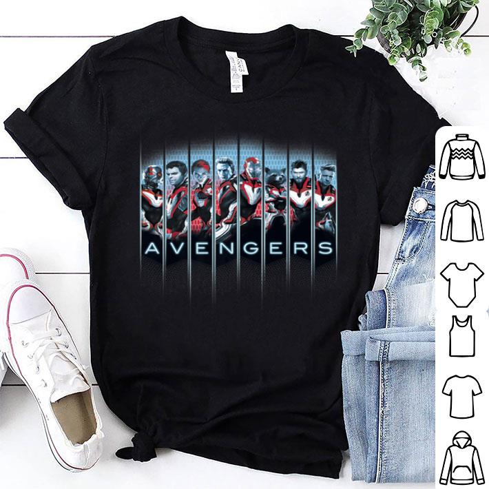 Avengers Endgame Character Panels Graphic Shirt