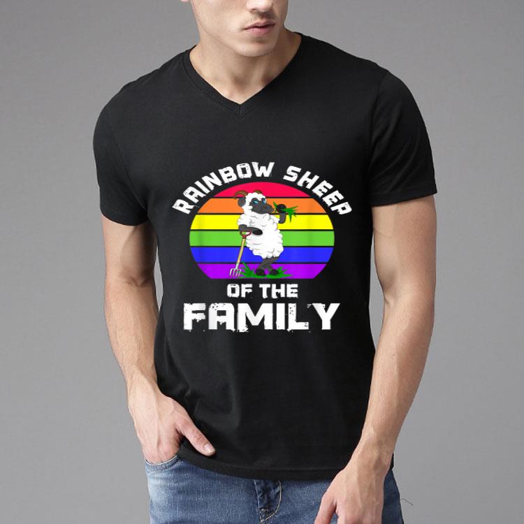 Gay LGBT Lesbian The Rainbow Sheep Of The Family Shirt