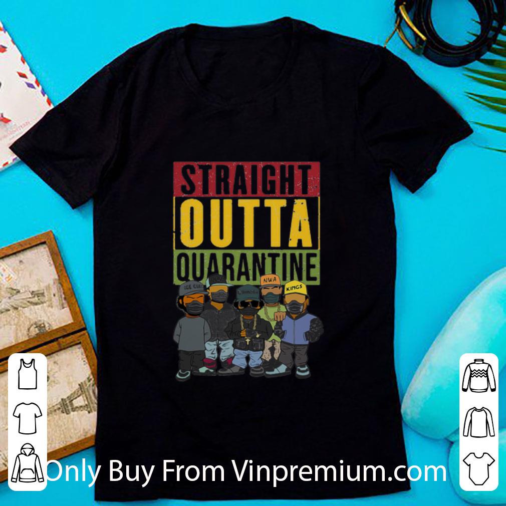 Top Straight Outta Quarantine Cube NWA Compton Kings shirt