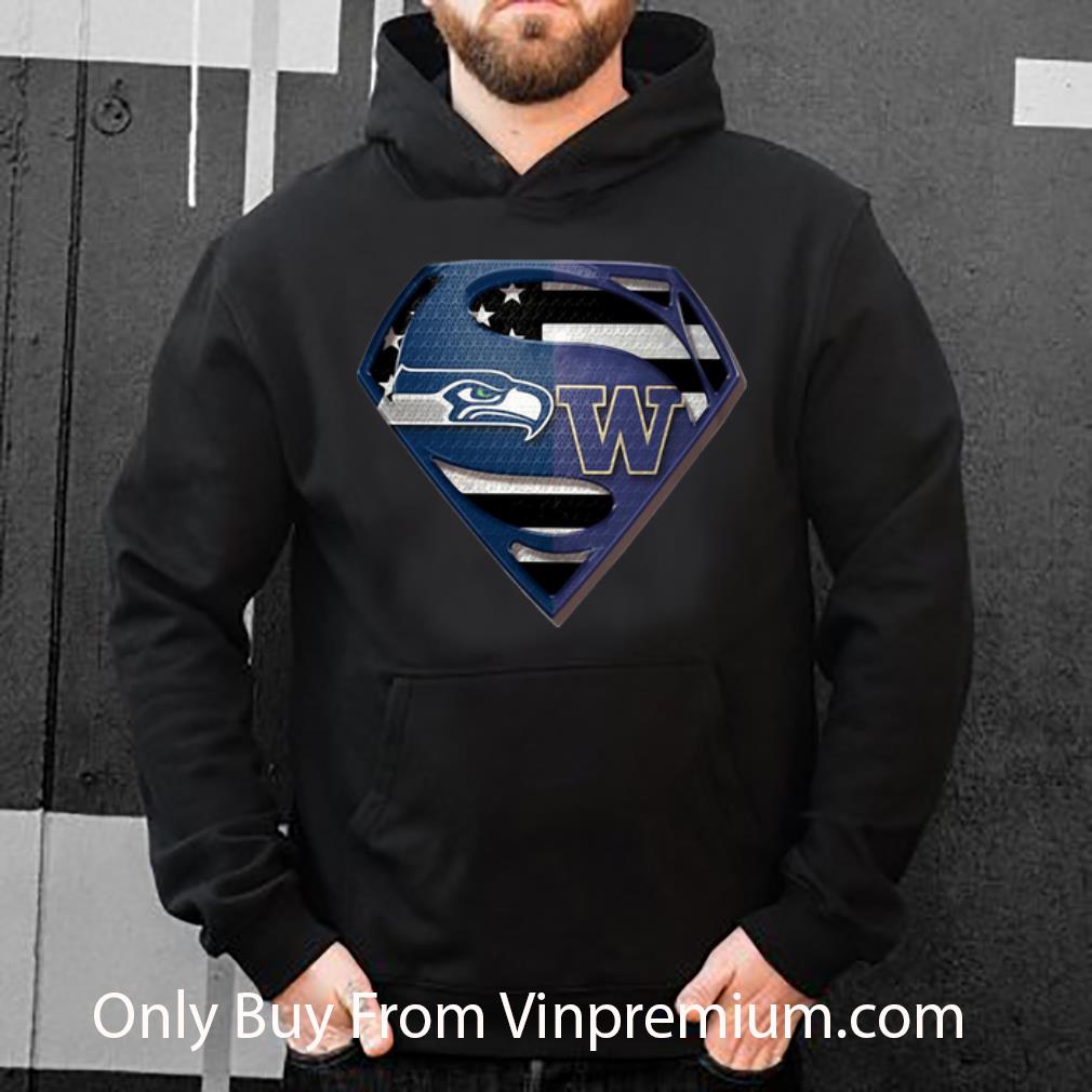 e954f588 hot superman seattle seahawks and washington huskies shirt 4 - Hot Superman Seattle Seahawks And Washington Huskies shirt