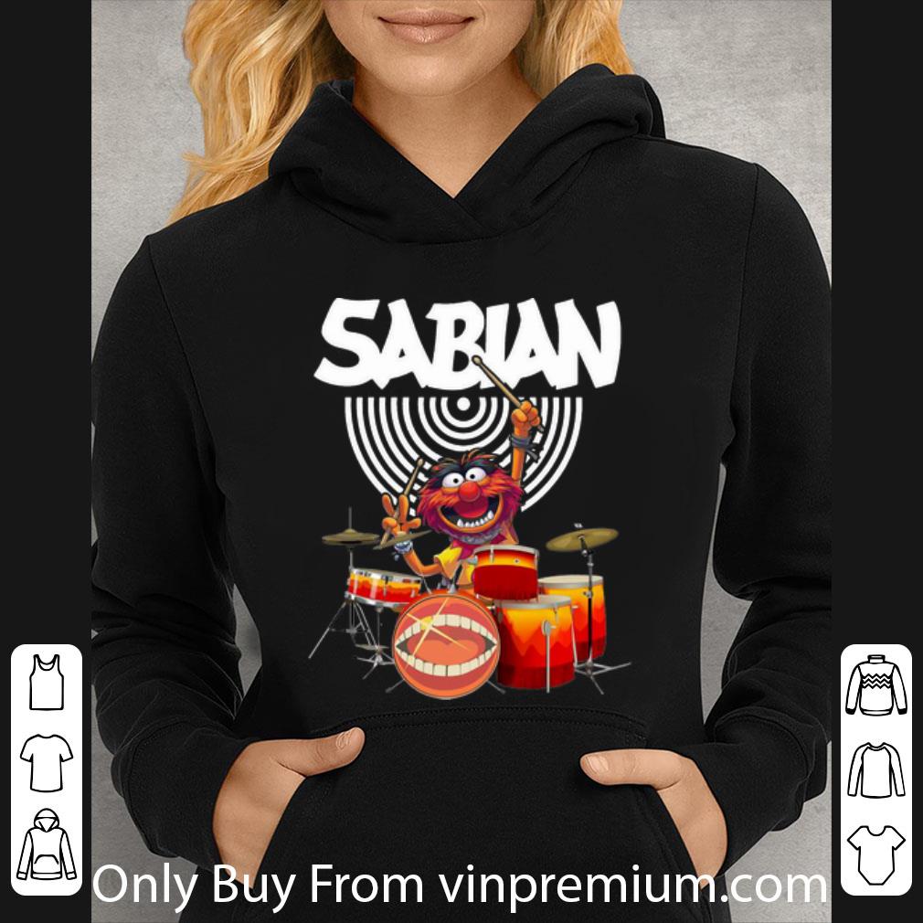 e9596a57 pretty sabian muppets playing drum shirt 4 - Pretty Sabian Muppets Playing Drum shirt