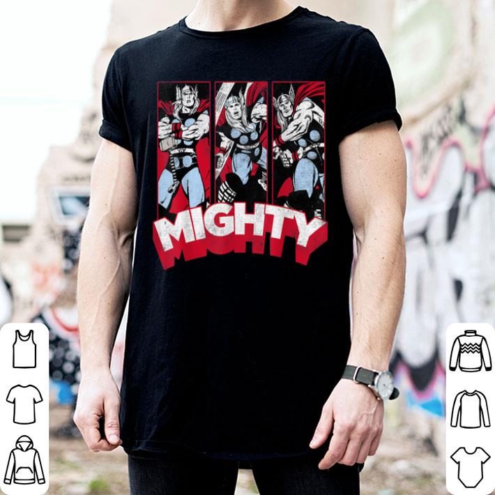 Thor Mighty Vintage Comic Poses Graphic Shirt