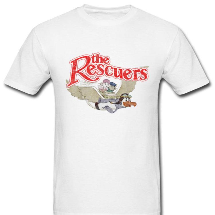 The Rescuers Flying Distressed Classic Logo Shirt