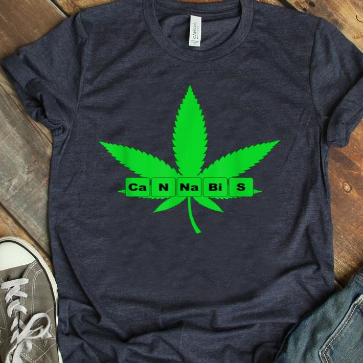 Pot Smoker Chemistry Science Table Of Elements Cannabis Shirt