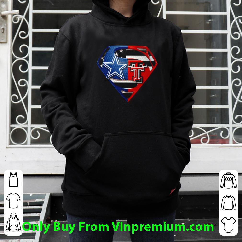 fc74874b premium dallas cowboys and texas tech red raiders inside superman shirt 4 - Premium Dallas Cowboys And Texas Tech Red Raiders Inside Superman shirt