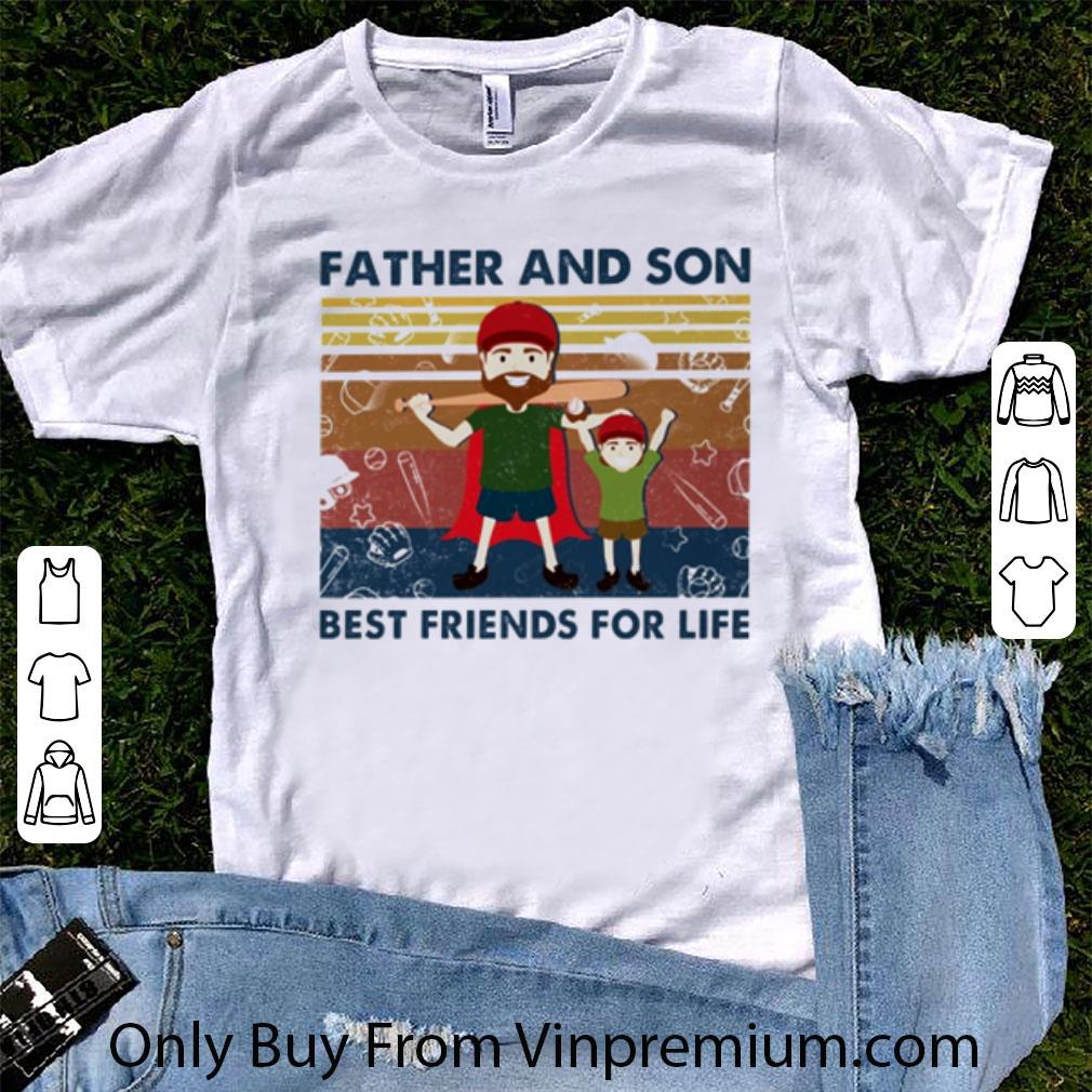 Pretty Vintage Father And Son Best Friends For Life Father’s Day shirt
