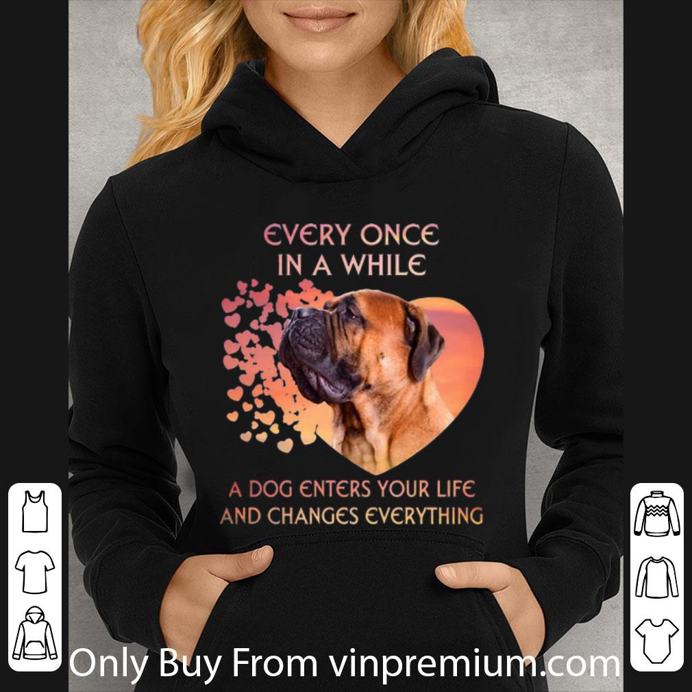 0a4a8840 great bullmastiff a dog enters you life and changes every thing shirt 4 - Great Bullmastiff A Dog Enters You Life And Changes Every Thing shirt
