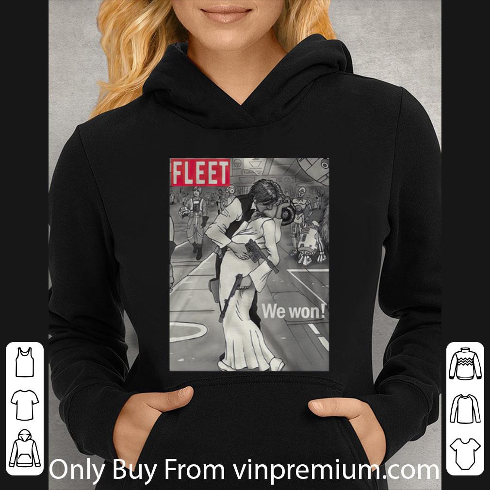 221c64bb pretty han and leia fleet we won shirt 4 - Pretty Han And Leia Fleet We Won shirt