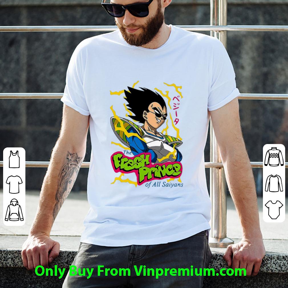 Original Vegeta The Fresh Prince Of All Saiyans shirt