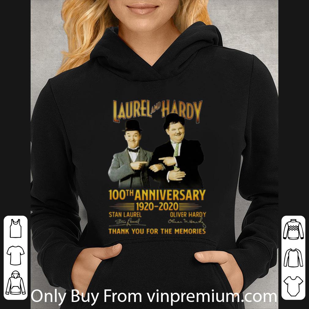 2e86723e official laurel and hardy 100th anniversary thank you for the memories shirt 4 - Official Laurel And Hardy 100th Anniversary Thank You For The Memories shirt