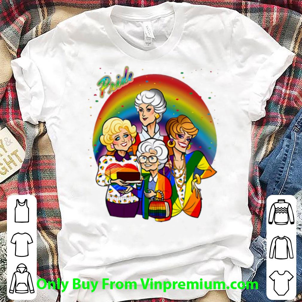 Nice The Golden Girl Pride LGBT Rainbow shirt