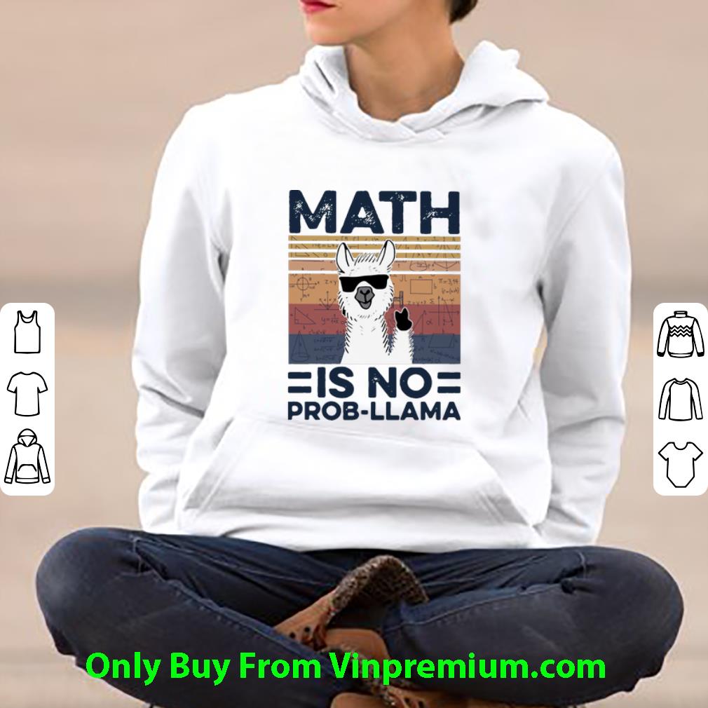 522809fc pretty vintage llama math is no prob llama shirt 4 - Pretty Vintage Llama Math Is No Prob-Llama shirt