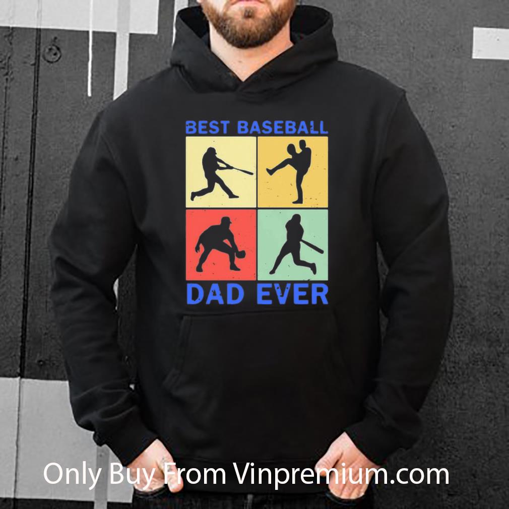 52e43c92 top vintage best baseball dad ever father s day shirt 4 - Top Vintage Best Baseball Dad Ever Father's Day shirt