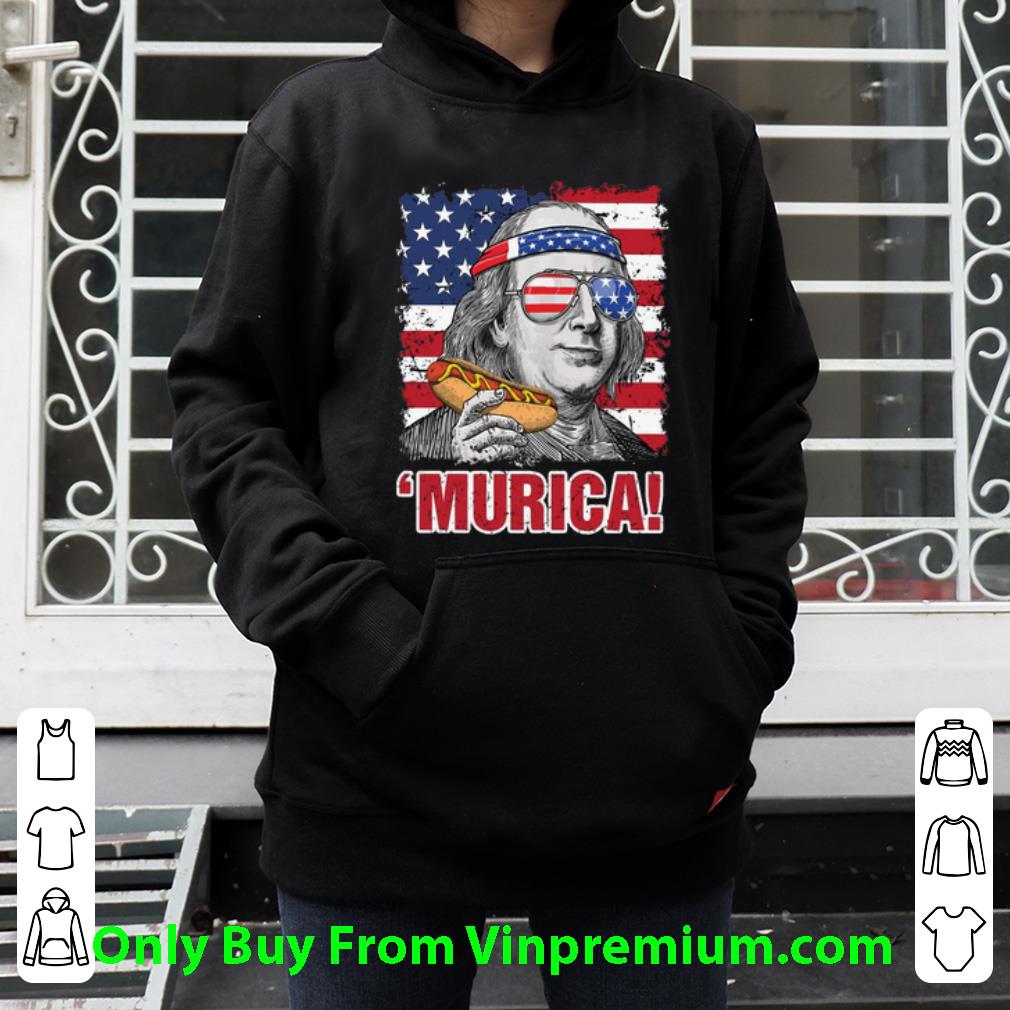 5dbf0646 hot benjamin franklin murica independence day american flag shirt 4 - Hot Benjamin Franklin Murica Independence Day American Flag shirt