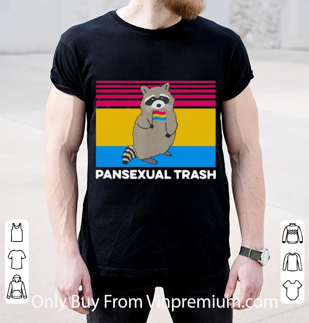 Hot Vintage Raccoon Pansexual Trash shirt