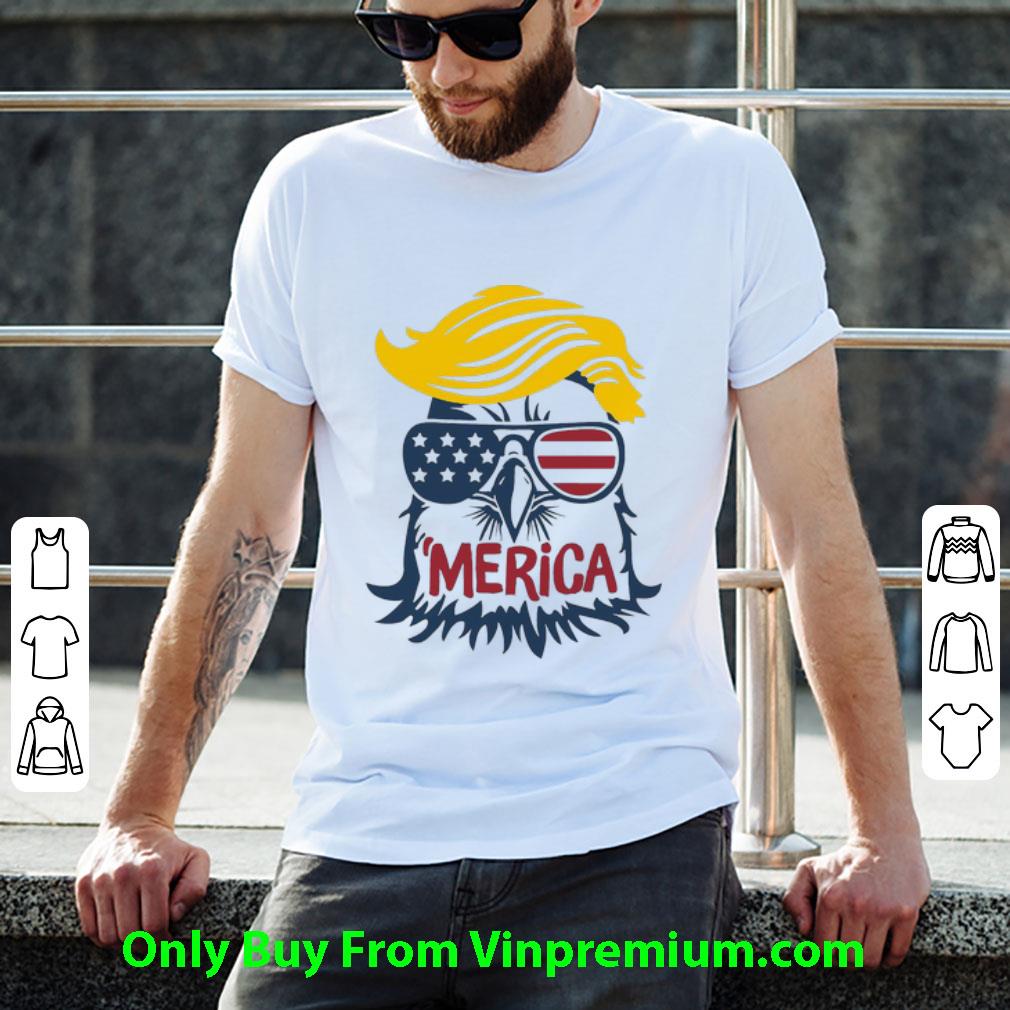 Premium Trump Eagle American Flag Sunglass Merica shirt