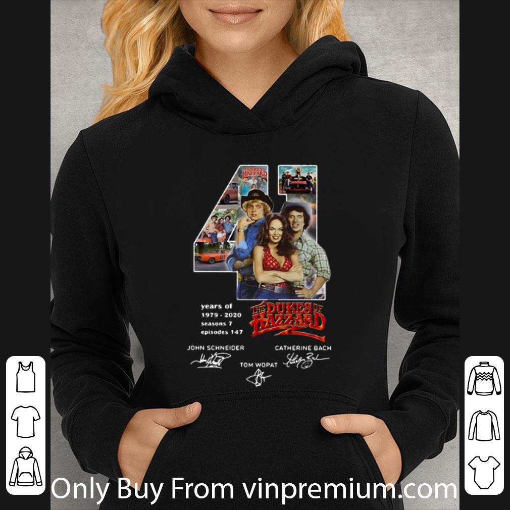 b68c120a premium 41 years of the dukes of hazzard 1979 2020 signatures shirt 4 - Premium 41 Years Of The Dukes Of Hazzard 1979-2020 Signatures shirt