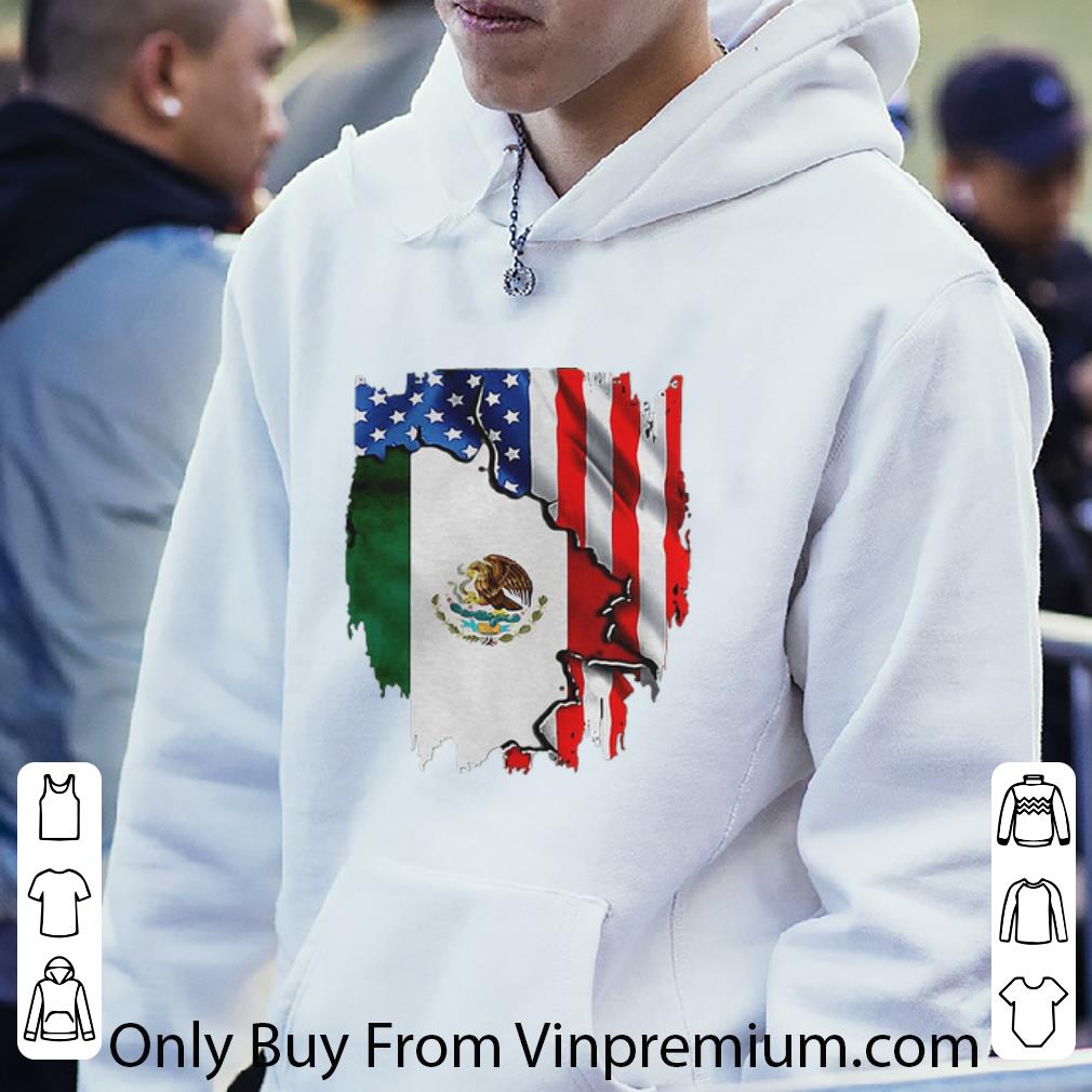 c7214e2b top coat of arms of mexico inside american flag shirt 4 - Top Coat Of Arms Of Mexico Inside American Flag shirt