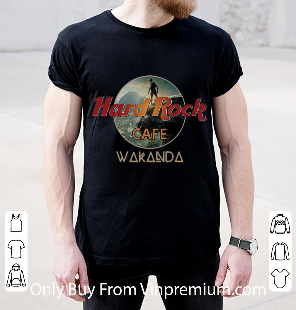Hot Hard Rock Cafe Wakanda Black Panther shirt