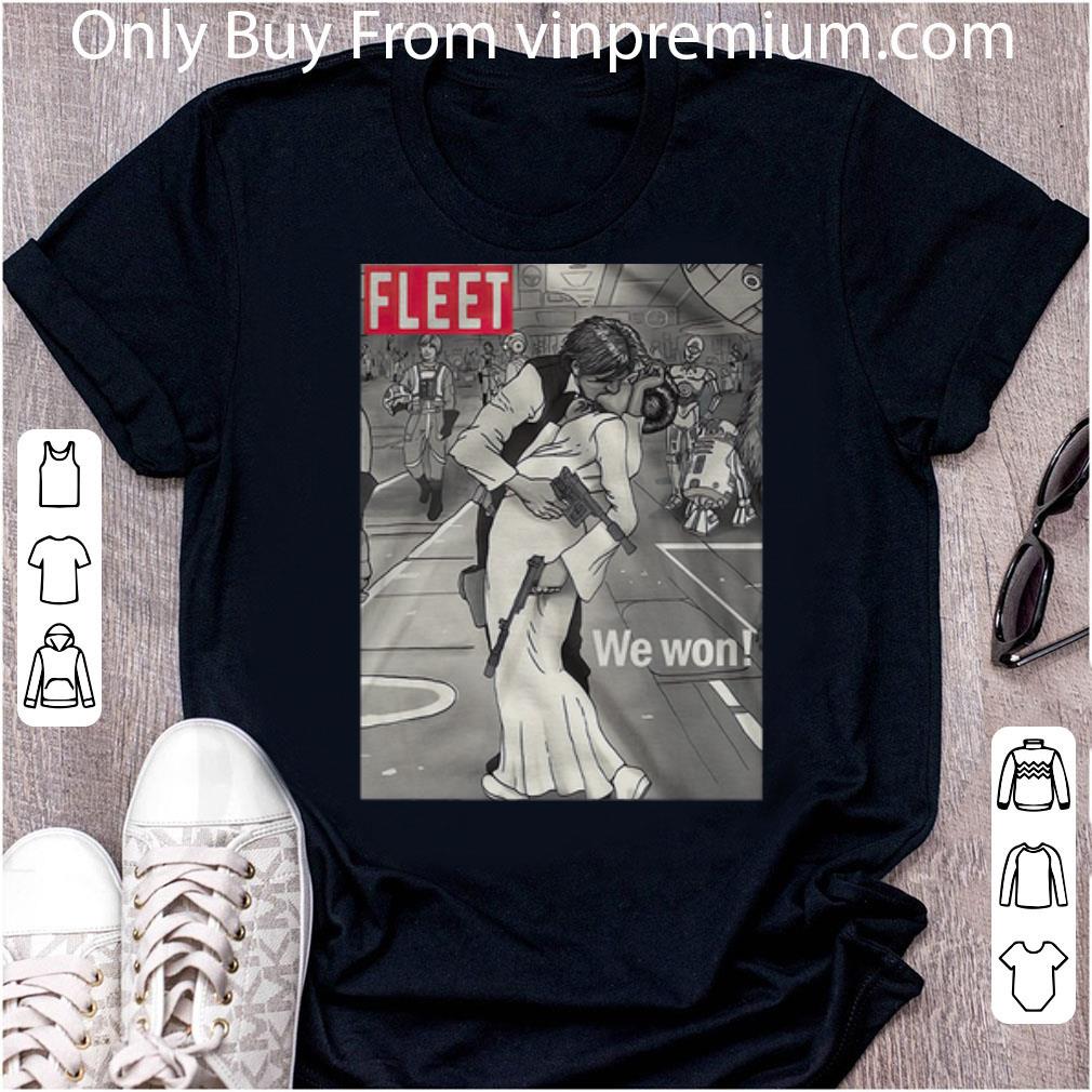 Pretty Han And Leia Fleet We Won shirt