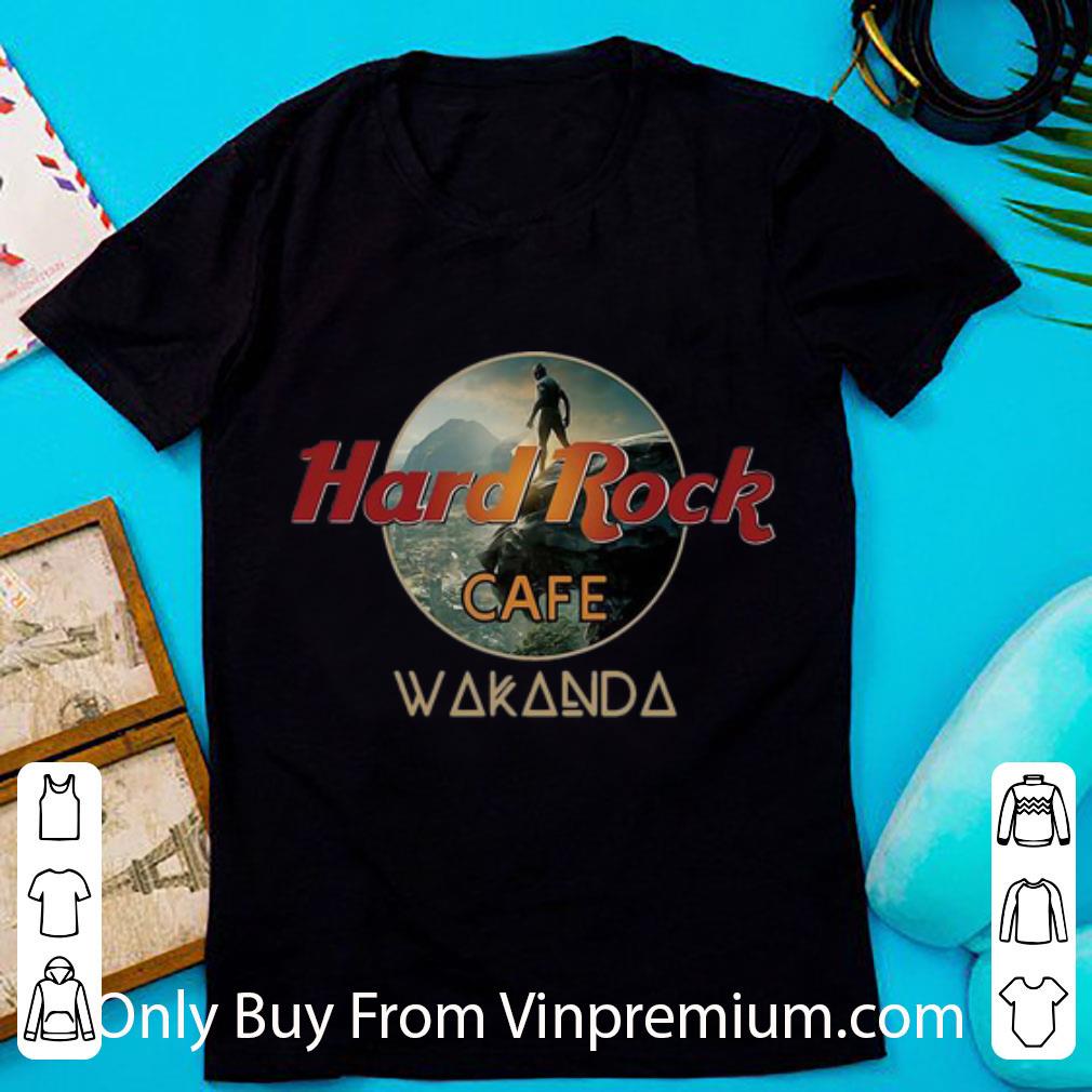 Hot Hard Rock Cafe Wakanda Black Panther shirt