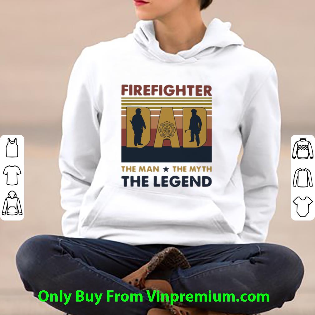 f0ce65dc great vintage firefighter dad the man the myth the legend shirt 4 - Great Vintage Firefighter Dad The Man The Myth The Legend shirt