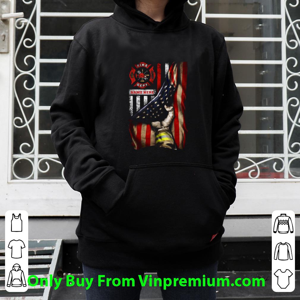 f8aa9953 great logo fire dept name here black lives matter american flag shirt 4 - Great Logo Fire Dept Name Here Black Lives Matter American Flag shirt