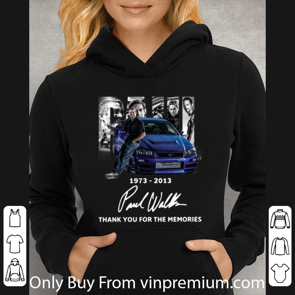 fd46f131 premium paul walker 1973 2013 thank you for the memories signature shirt 4 - Premium Paul Walker 1973-2013 Thank You For The Memories Signature shirt