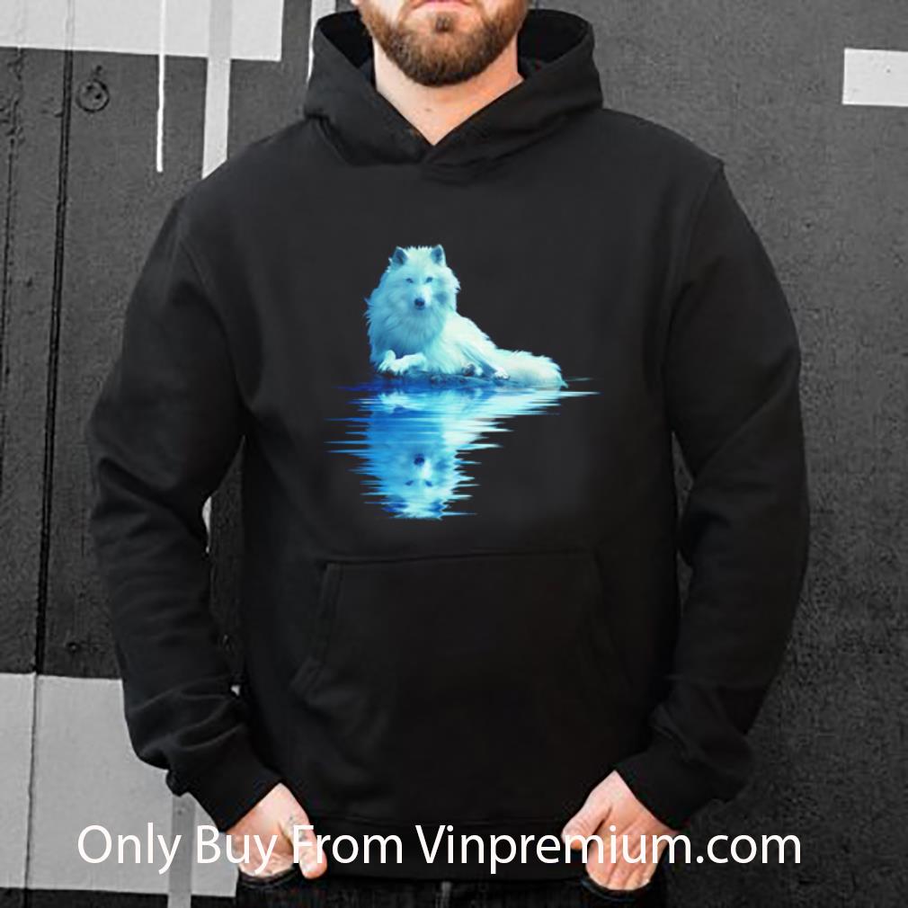 07dc4e75 pretty arctic wolf reflection shirt 4 - Pretty Arctic Wolf Reflection shirt