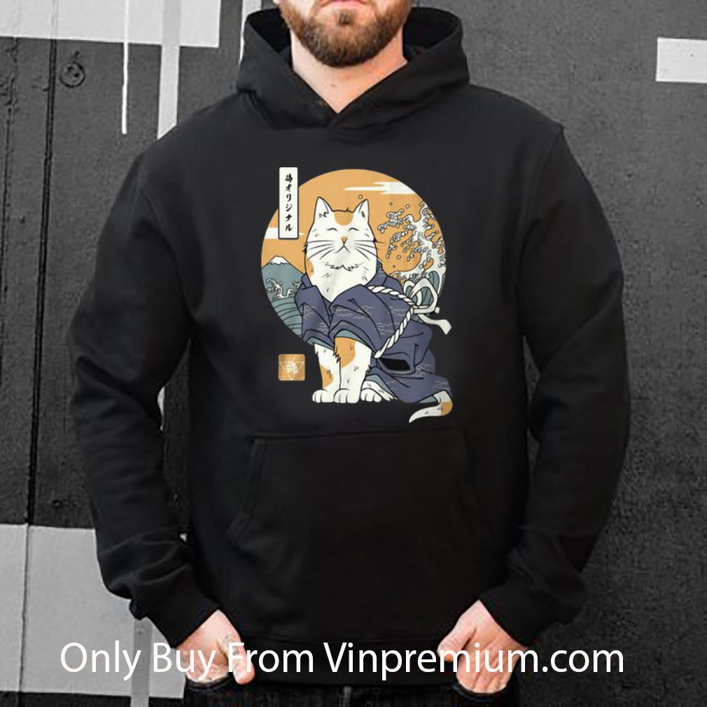 0d946c4c original cat samurai japanese shirt 4 - Original Cat Samurai Japanese shirt