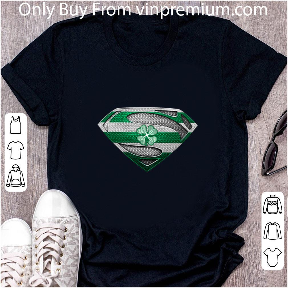 Nice Superman Logo Four-leaf Clover shirt