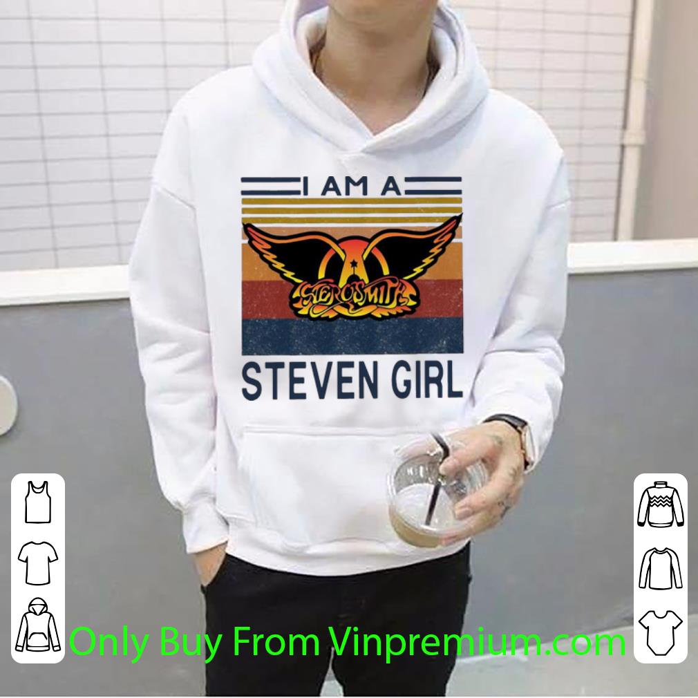 198eeab4 premium vintage aerosmith i am a steven girl shirt 4 - Premium Vintage Aerosmith I Am A Steven Girl shirt