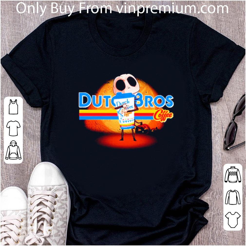 Top Jack Skellington Dutch Bros Coffee shirt