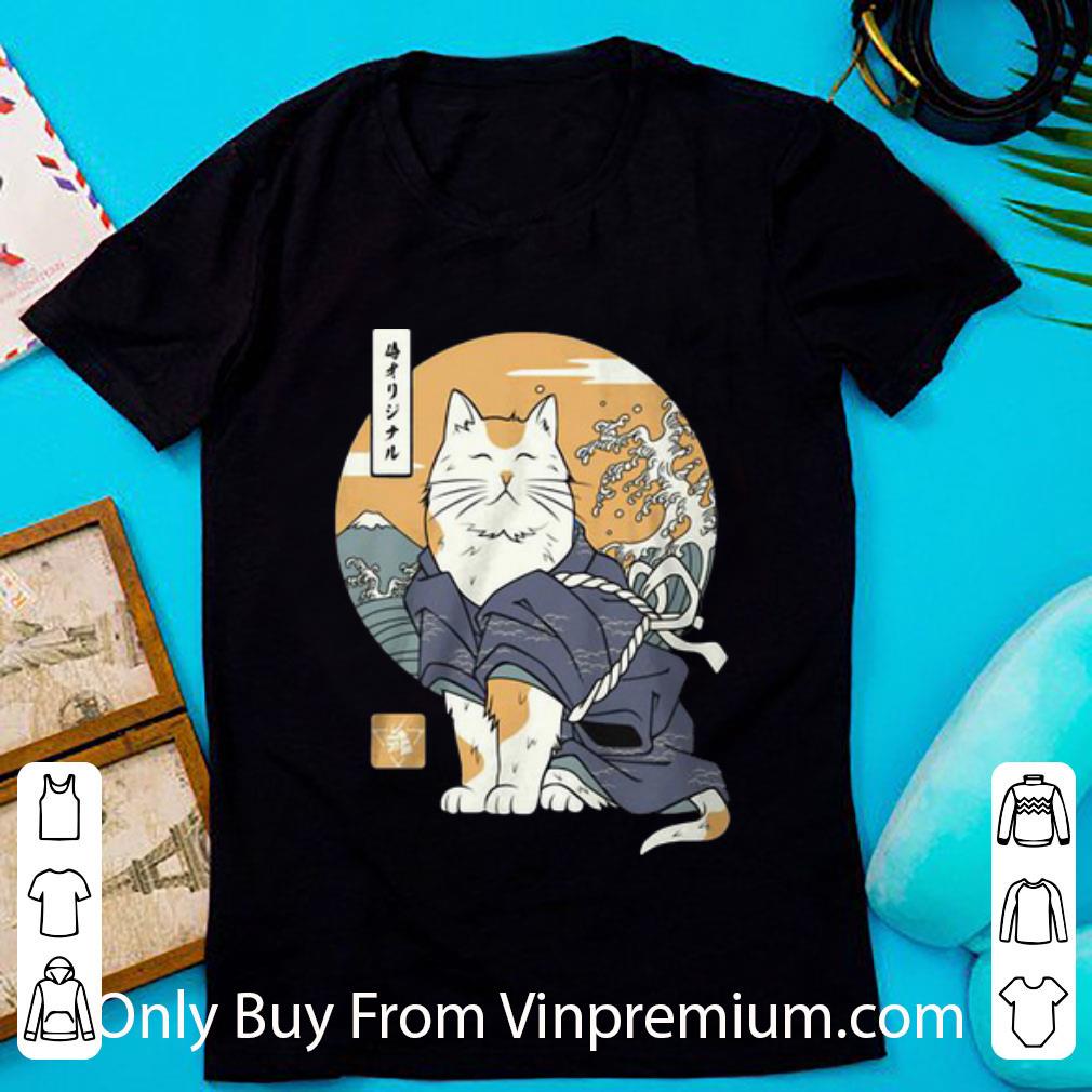 Original Cat Samurai Japanese shirt
