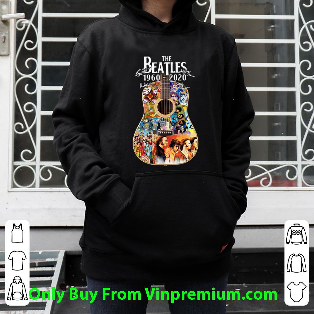 47a7fdeb nice the beatles guitar 1960 2020 signatures shirt 4 - Nice The Beatles Guitar 1960 2020 Signatures shirt