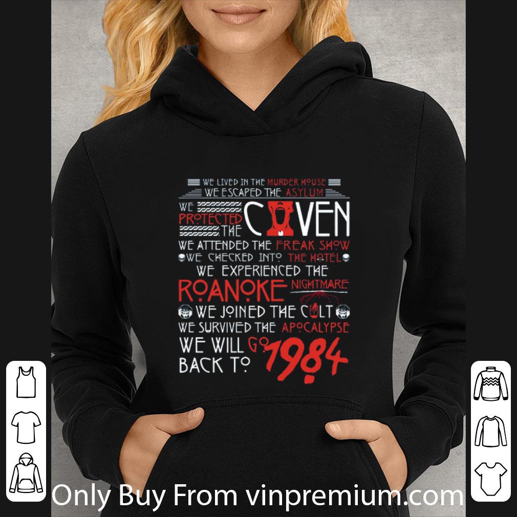 6ac59c91 official we lived in the murder house we escaped the asylum we protected caven shirt 4 - Official We Lived In The Murder House We Escaped The Asylum We Protected Caven shirt