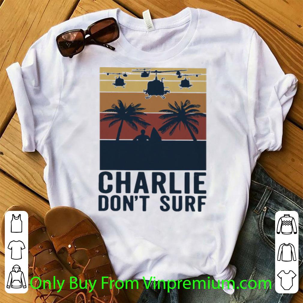 Pretty Vintage Charlie Don’t Surf shirt