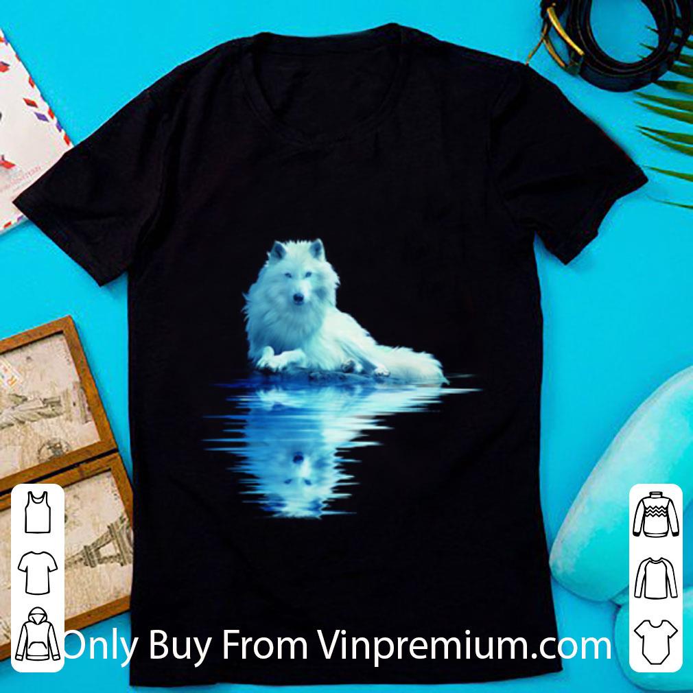 Pretty Arctic Wolf Reflection shirt