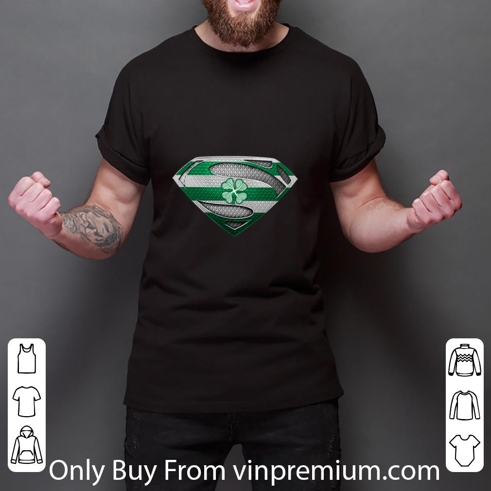 Nice Superman Logo Four-leaf Clover shirt
