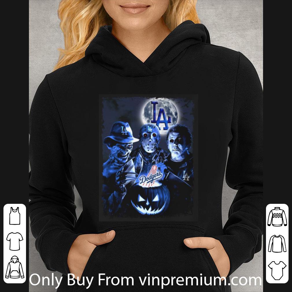 b56ca5a9 awesome los angeles dodgers horror film characters shirt 4 - Awesome Los Angeles Dodgers Horror Film Characters shirt